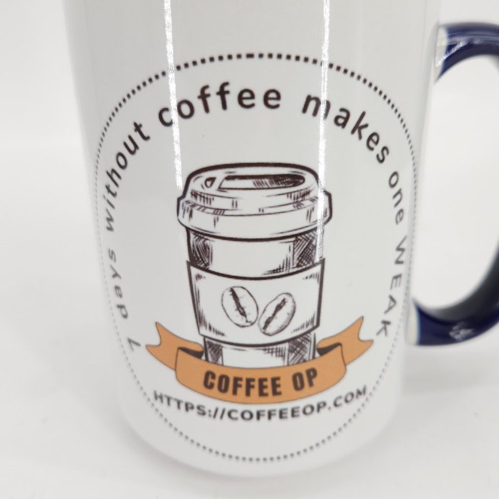 Coffee Op Exquisite 15 oz Coffee Mug Premium Porcelain + Free Gourmet coffee - Picture 12 of 16